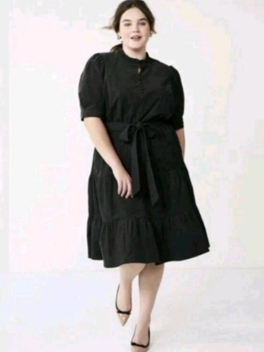Draper James RSVP Corduroy Tiered Dress